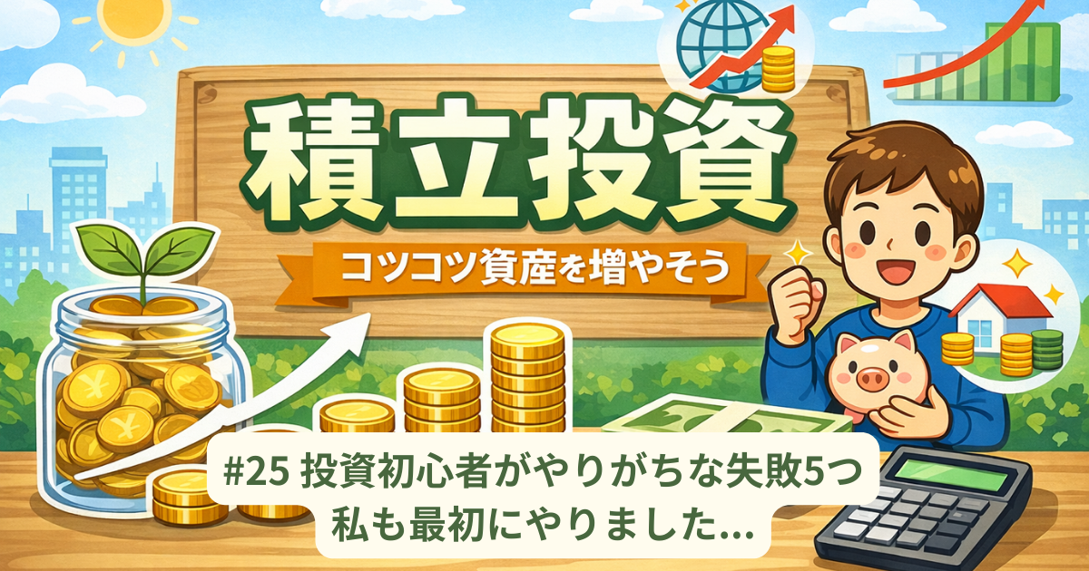 投資初心者がやりがちな失敗５つ