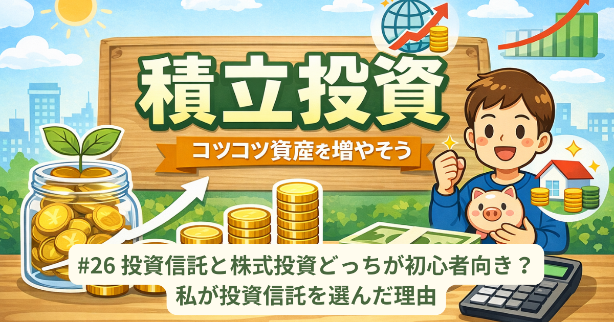 投資信託と株式投資はどちらが初心者向き？