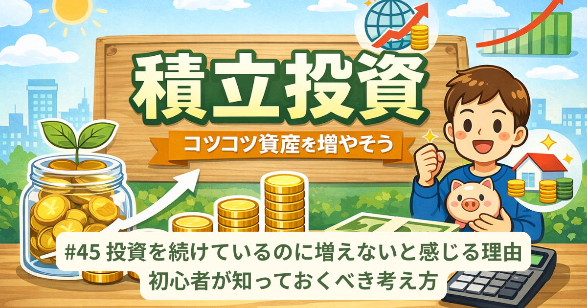 投資を続けているのに増えないと感じる理由